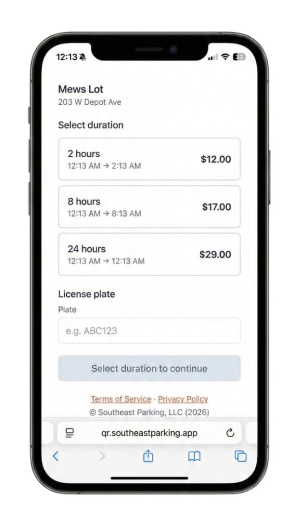 QR payment flow